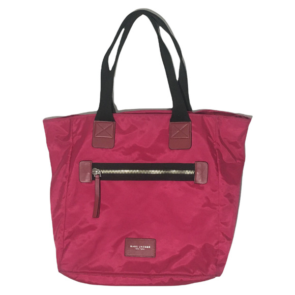 Marc Jacobs Handbags - Marc Jacobs New York Women's Biker North South Nylon Fuschia Tote Hand Bag